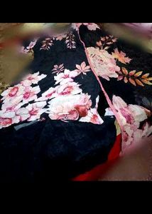 Floral Print Kurta pajama set