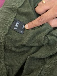 Men's Cargo Joggers - Olive Green