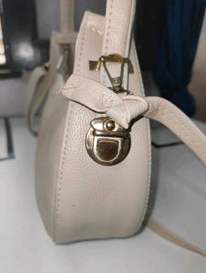 Chic Beige Shoulder Bag