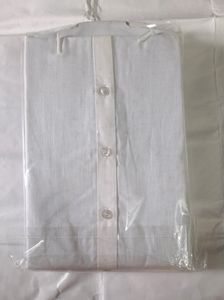 Men's White Formal Shirt Full Sleeves Office Wear