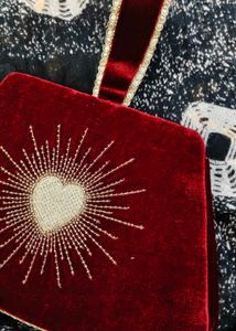 Red Velvet Heart Bag
