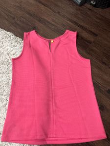 Chic Pink Textured Top