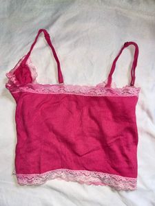 Y2K lace cami