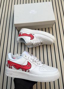 Dripping Swoosh Nike Air Force 1