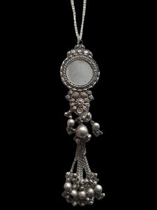 Long Oxidised Necklace Oxidized Chain And Pendant