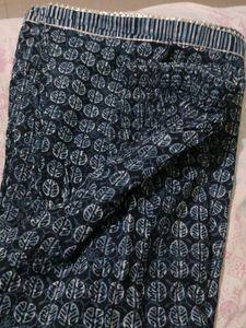 Blue Printed Kurta with Dupatta