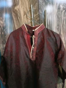 Maroon Ethnic Kurta