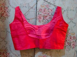 Vibrant Pink Silk Blouse