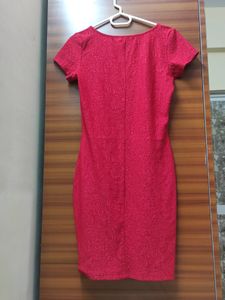 Red Color Mid Length Dress For Sale