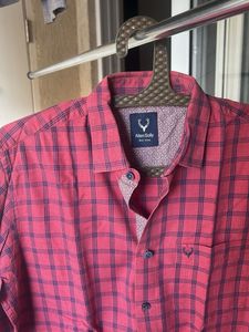 Allen Solly Slim Fit Checkered Shirt