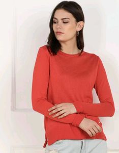 Van Heusen Red Full Sleeves Top