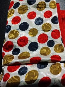 Retro Floral &amp; Polka Dot Scarf