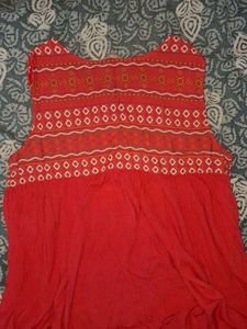Pink dress/ kurti/ flow pattern
