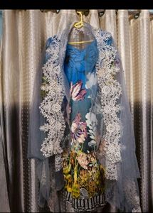 Net Dupatta Shuit