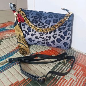 New Leopard Print Silling Bag 💙🐆