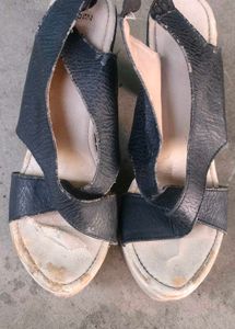 Stylish Black Heels Sandals