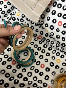 Unused Lac Bangles Indigo Shade