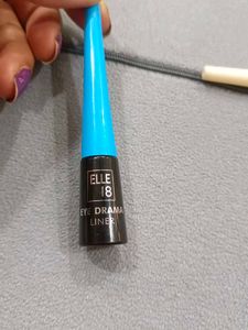 Elle 18 Eye Drama Liner (blue) and cara mia