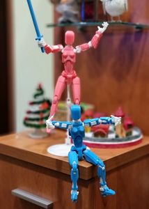 dummy Robo Duel Color on a kit card 3d Printed