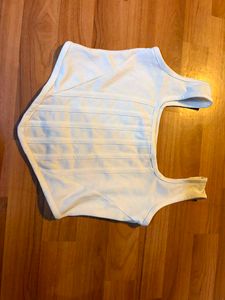 Vintage White Corset Top