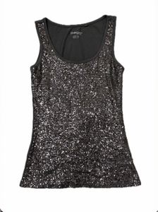 y2k Sparkly Sequin Tank Top