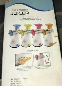 Manual Juicer &amp; Strainer