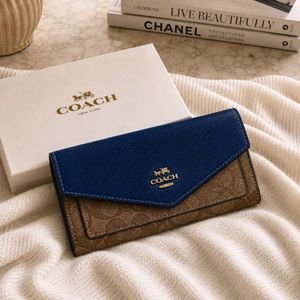 COACH*FLAP WALLET12A QUALITY  WD BOX