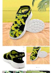 Kazarmax Slip On Shoes For Kids With Glow In Dark