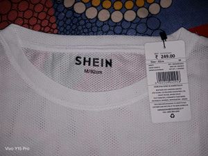 White 'Fit' Graphic Tee