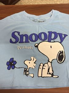 Cute Snoopy Peanuts Oversized Crop T-Shirt