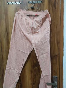 Elegant Pink Striped Kurta