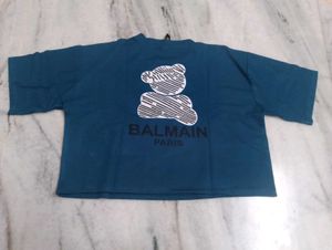 Teddy Bear Cropped T-Shirt