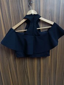Black Crop Top