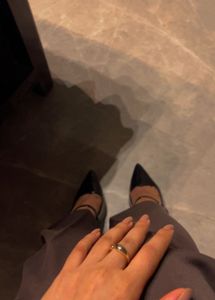 Chemistry Patent Slingback Heels