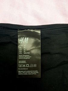 H&amp;M Black Thong