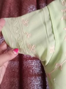 Green Long Kurta