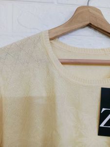 Elegant Beige Top - ZR Brand