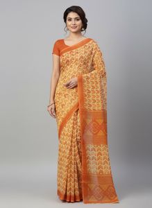 Synthetic  Georgette  Saree  With  Blouse  Pc