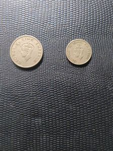 Vintage George V & VI King Emperor Coins