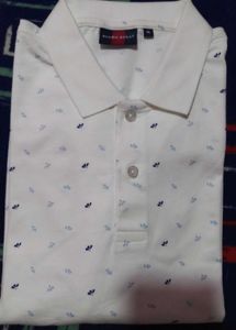 Original Allen Solly White Polo T-Shirt