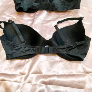 Comfortable Black Bras - Pack of 2