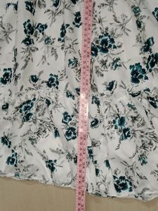 White Floral Girls Dress✨