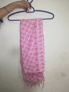 Pretty Pink Floral Dupatta