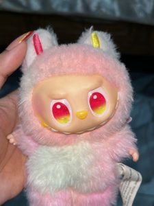 Cute Pink Fluffy Plush Toy labubu