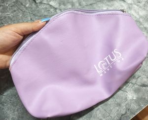 Lotus Professional Makeup Pouch. Big Size. Lavender Colour
