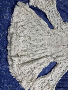 Boho White Lace Tassel Blouse