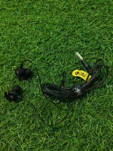 flower perfume wired Earphones black