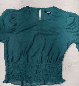 Express green top