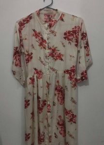 Floral Print Kurta