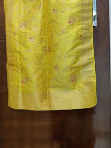 Pink &amp; Gold Brocade Fabric